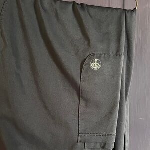 Dark Grey Healing Hands Scrub Pants